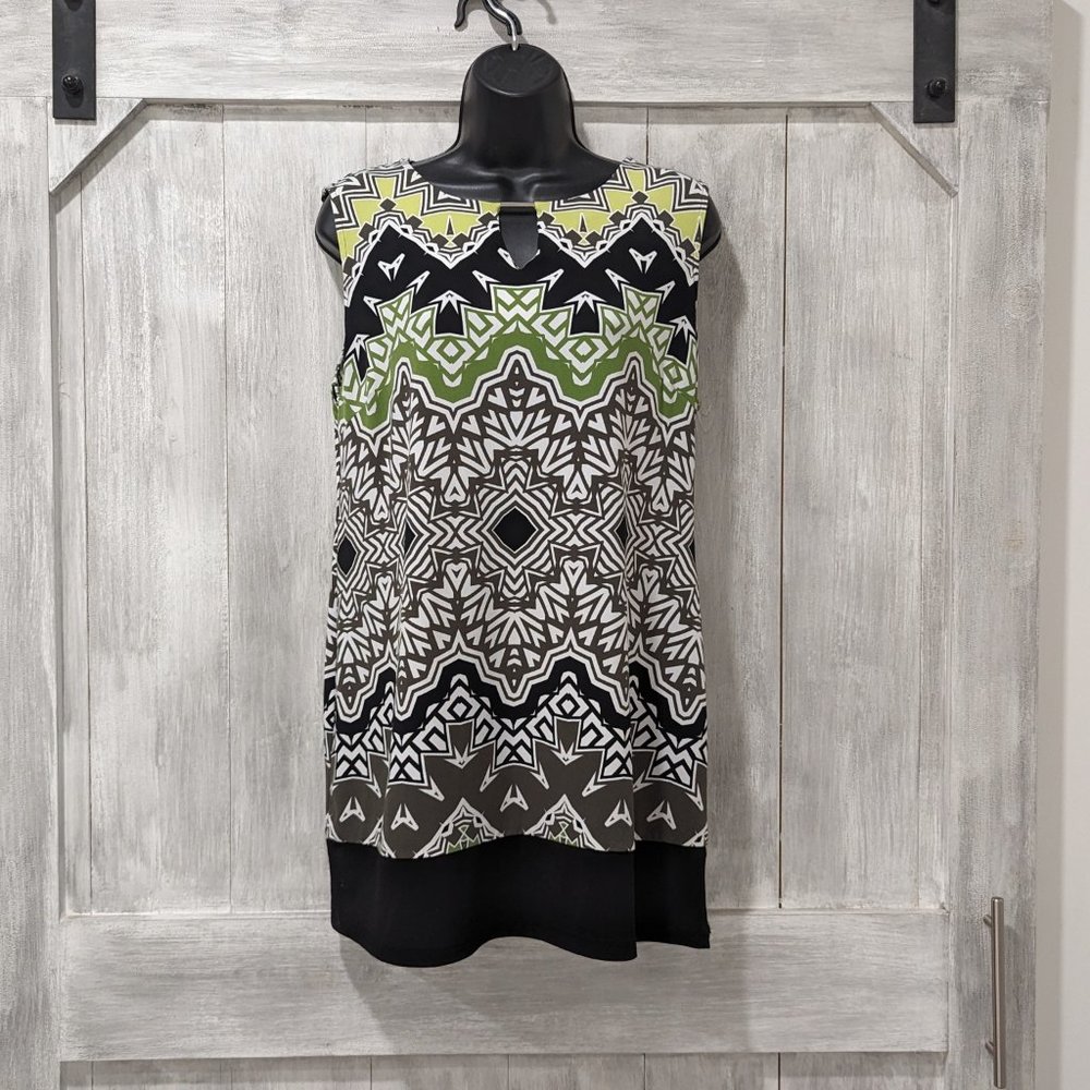 Alfani Retro Print Shift Dress